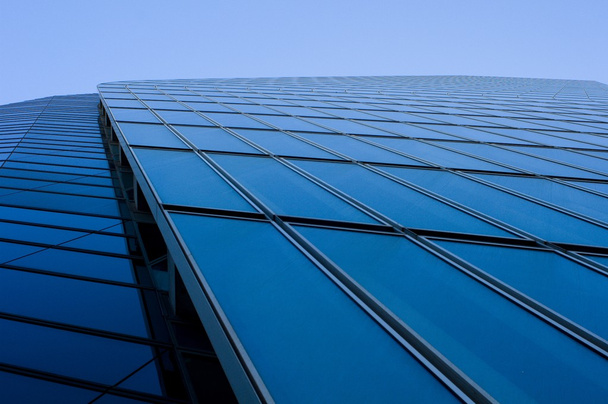 Fasáda moderní skleněné a ocelové věže - Fotografie, Obrázek