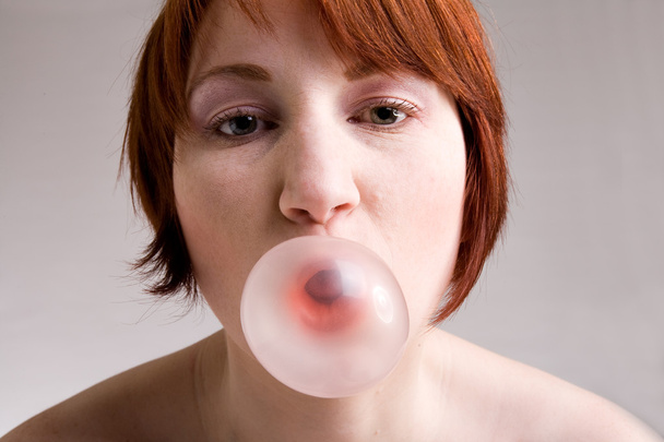 Me and my bubble gum - Фото, изображение