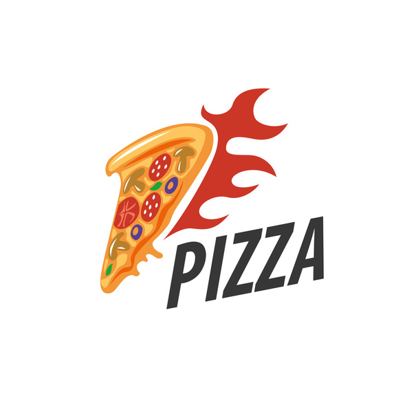 Pizza vektorové logo - Vektor, obrázek