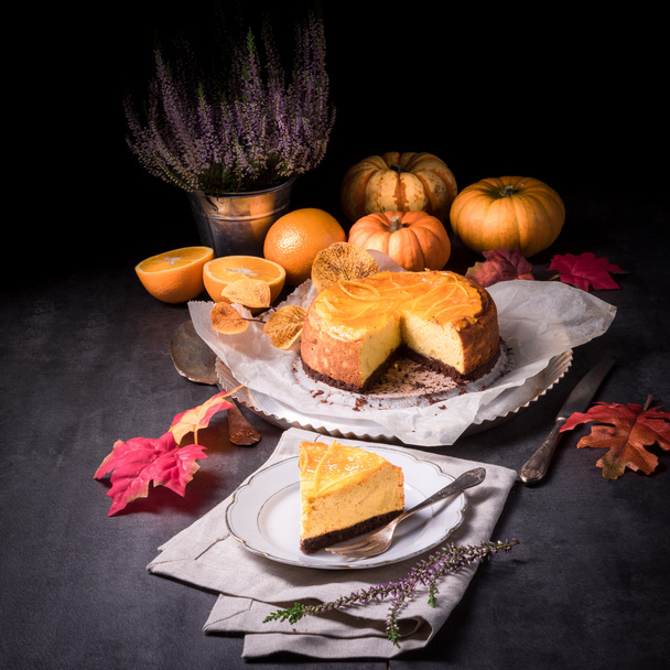 pumpkin cheese cake - Fotografie, Obrázek
