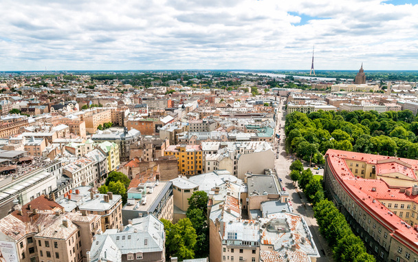 Вид зверху Рига, Латвія - Фото, зображення