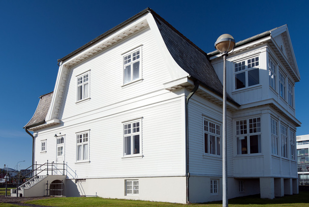 Island - hofdi dům v Reykjavíku - Fotografie, Obrázek