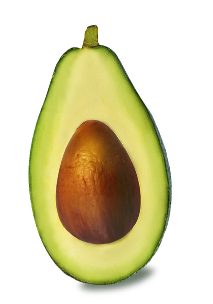 avocado isolated on white  - Fotografie, Obrázek