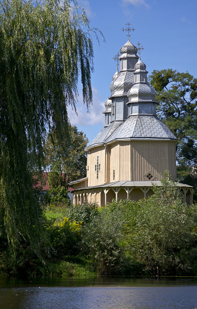 Dřevěný kostel v venkovní - Fotografie, Obrázek