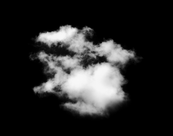 wolken op zwarte achtergrond - Foto, afbeelding