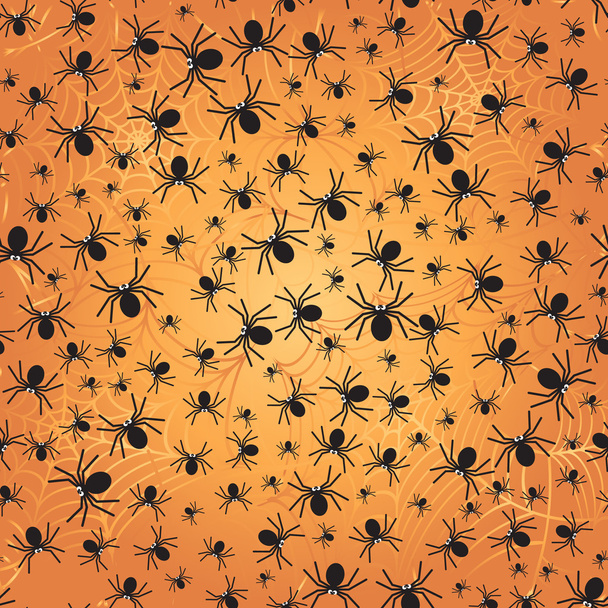 Αράχνες για επίπεδες επιφάνειες χωρίς ραφή πρότυπο - Διάνυσμα, εικόνα