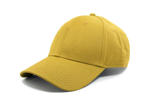 Mode gelbe Mütze isoliert - Foto, Bild