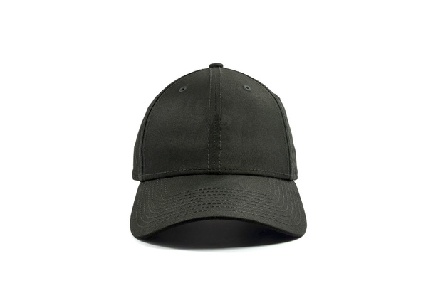 Mode schwarze Mütze isoliert - Foto, Bild