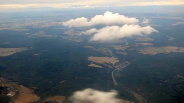 Fly over landscape timelapse - Footage, Video