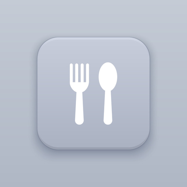 Dining vector icon - Vector, Image