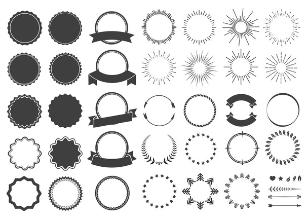 Element design collection for label and logo. Design elements. Vector Illustration - Διάνυσμα, εικόνα
