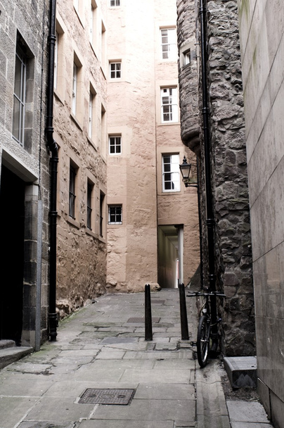 fasady szare w Edynburgu, Szkocji, Uk - Zdjęcie, obraz