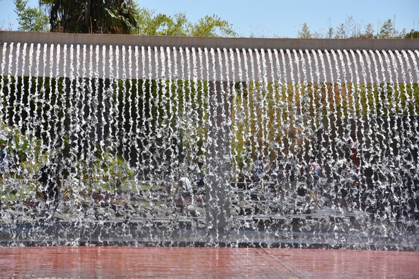 Waterval van de Jardins in Lissabon, Portugal - Foto, afbeelding