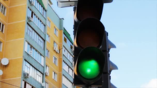 Traffic Light on the street - Footage, Video