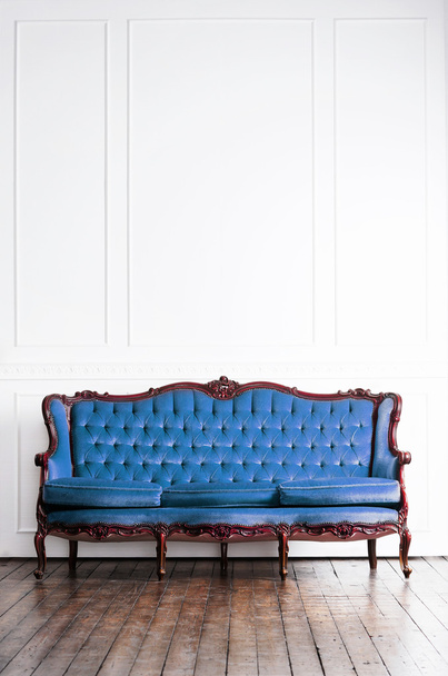 Ancient sofa in retro interior - Фото, зображення