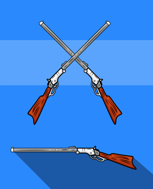 Rifle pistolas Vector - Vector, imagen