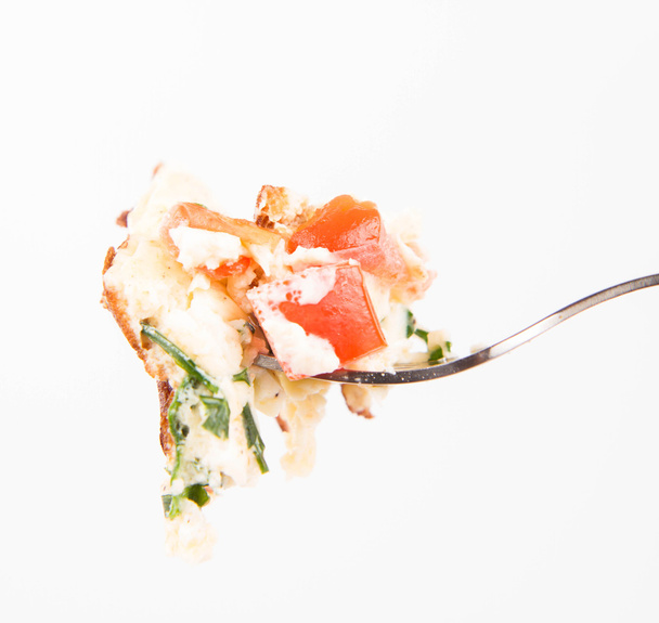 Omelette with vegetables - Valokuva, kuva