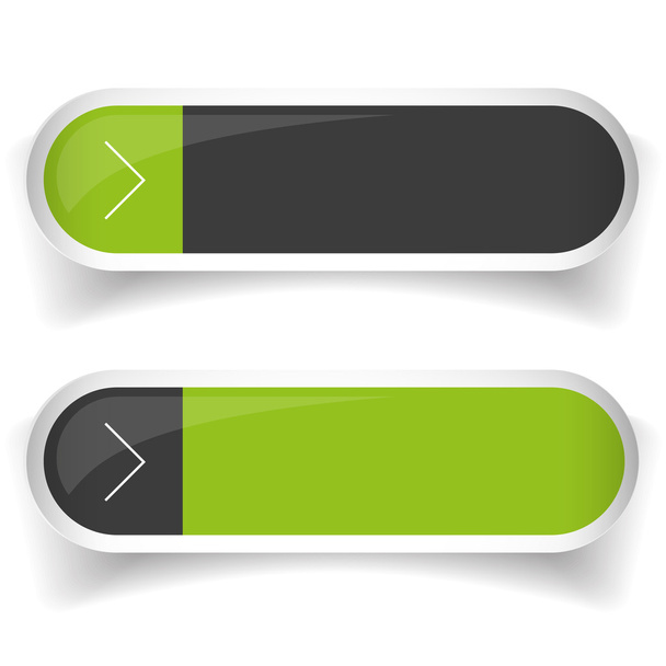 Vetor de conjunto de botão Web vazio
 - Vetor, Imagem