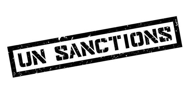 UN Sanctions rubber stamp - ベクター画像