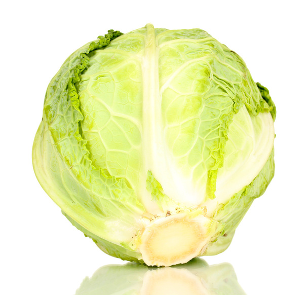 fresh cabbage isolated on white - Фото, зображення