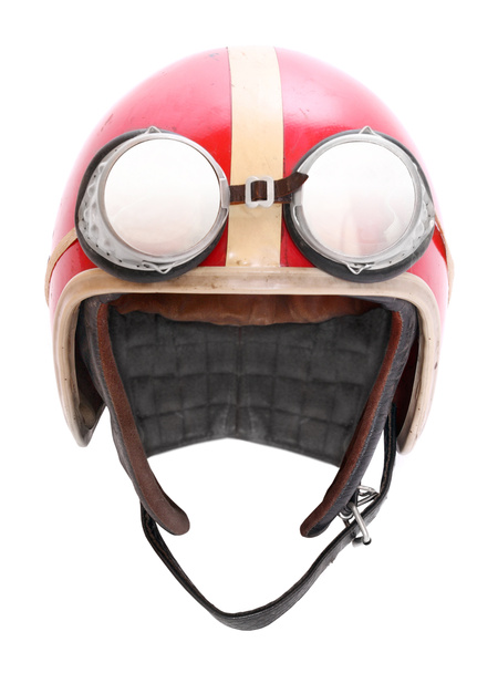 Retro motorcycle helmet. - Photo, Image