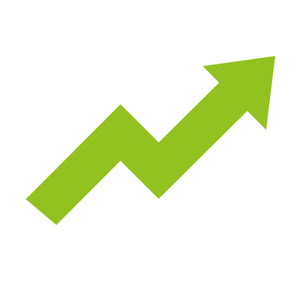 arrow growth graphic icon - Vector, Image