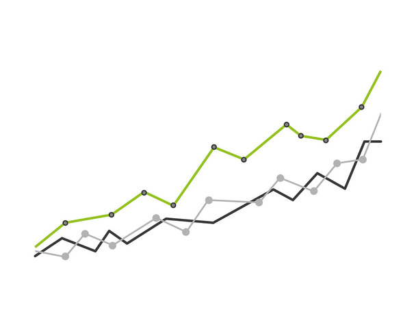 Grafická ikona šipky růst - Vektor, obrázek
