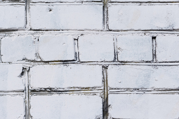 White brick wall background - Fotó, kép