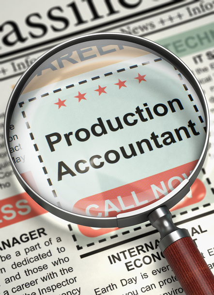 Production Accountant Join Our Team. 3D. - Photo, Image