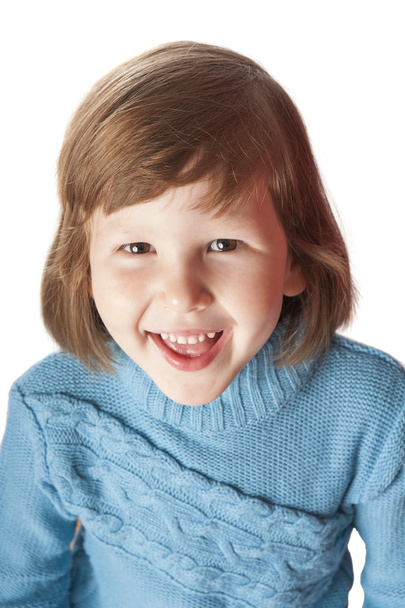  glückliche fünf Jahre Mädchen lachen - Foto, Bild