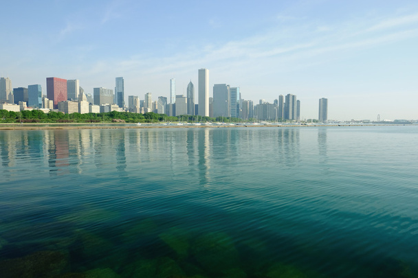 Chicago skyline in morning - Photo, Image