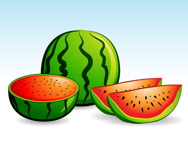 Watermeloen - Vector, afbeelding