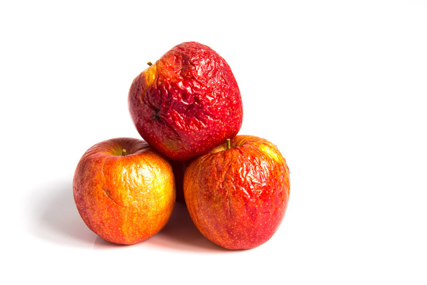 Яблуко Wizen представлене як стара шкіра старіння
 - Фото, зображення