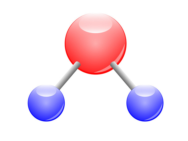Molécula de agua - Vector, Imagen