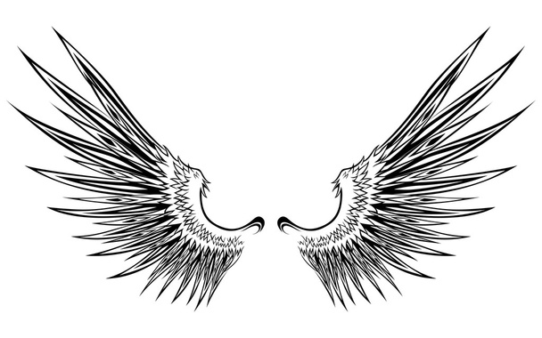 vleugels - Vector, afbeelding