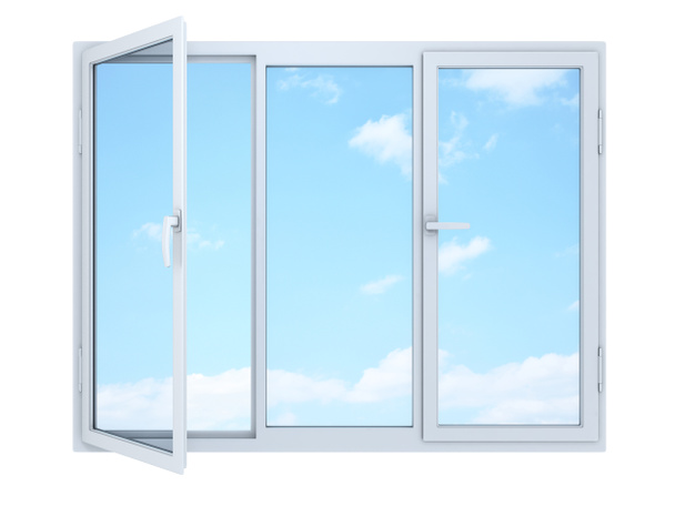 Открытое окно с видом на небо
  - Фото, изображение