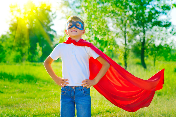 Super-herói Menino
  - Foto, Imagem