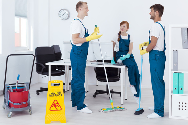 Professional cleaners at work - Фото, зображення