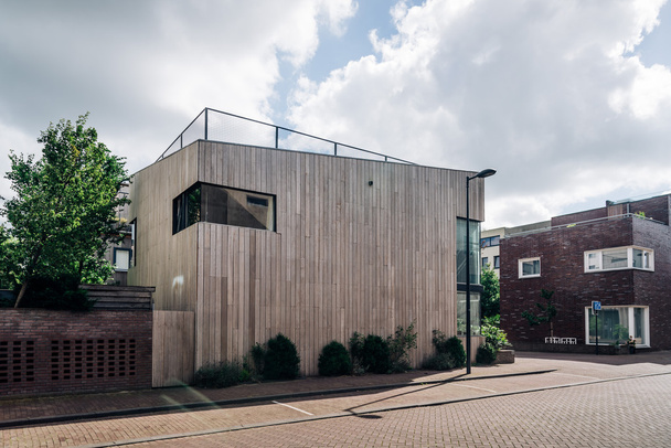 Casas de arquitetura moderna em Amsterdã
 - Foto, Imagem