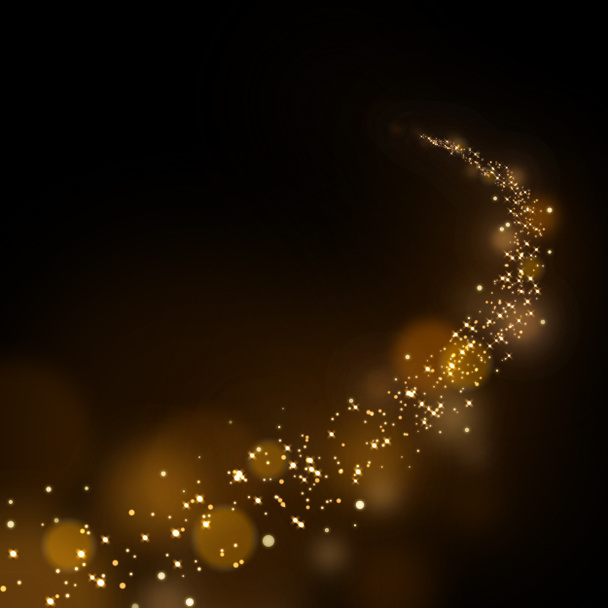 glinsterende sterren stof parcours op de achtergrond bokeh - Foto, afbeelding