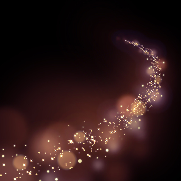 scintillanti stelle traccia di polvere su sfondo bokeh
 - Foto, immagini