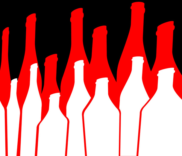 üveg alkohol vektor - Vektor, kép