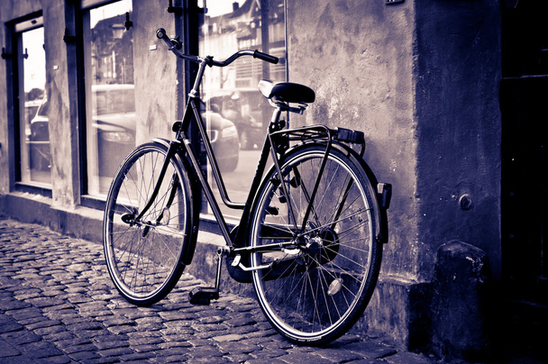 Bicicletta retrò classica vintage a Copenaghen, Danimarca
 - Foto, immagini