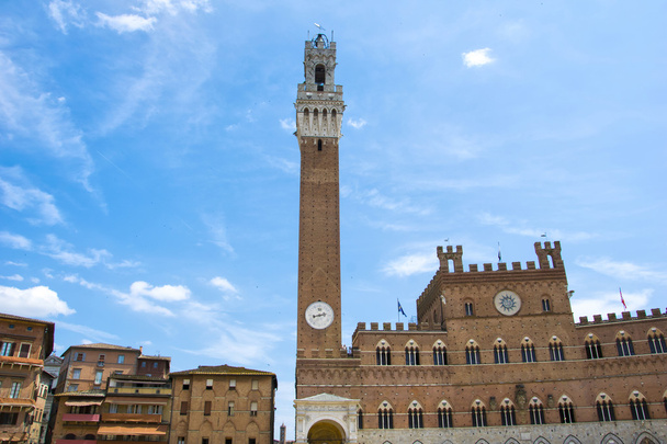 Piazza del Campo en Siena, Italia
 - Foto, Imagen