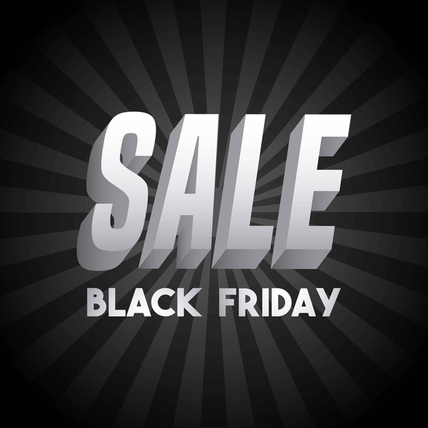 black friday sale commerce - Wektor, obraz