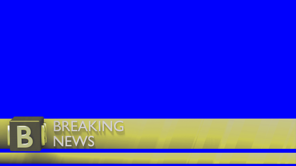 Breaking news alsó harmadik 3rd chyron l3rd hurok 4k 4k - Felvétel, videó