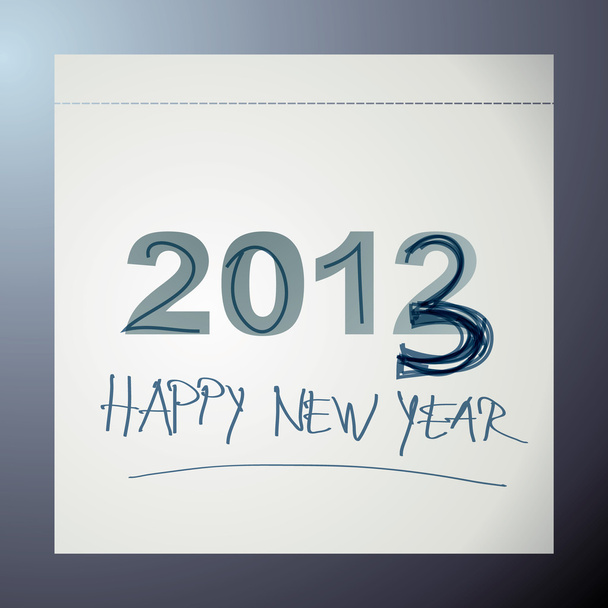 La carta di anno nuovo il 2013
 - Vettoriali, immagini