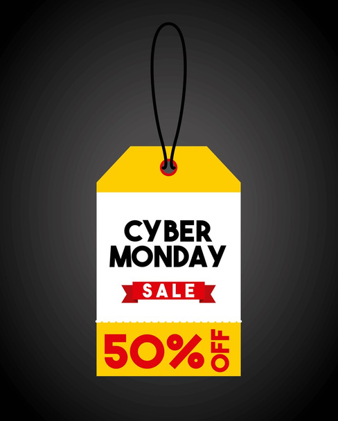 cyber monday sale commerce - Vector, afbeelding