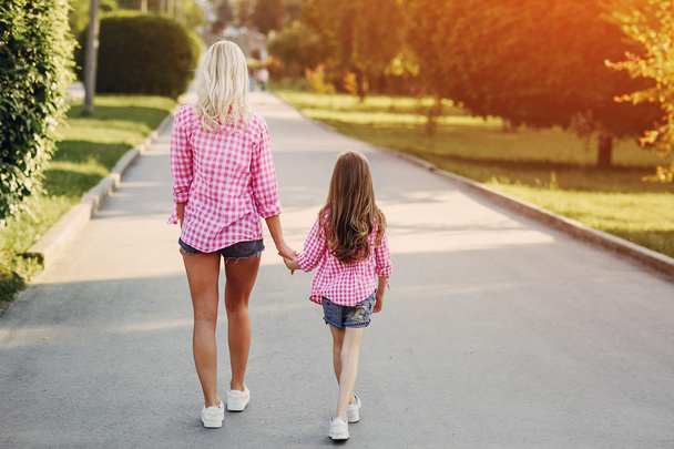 young family mother and daughter - Foto, Imagem