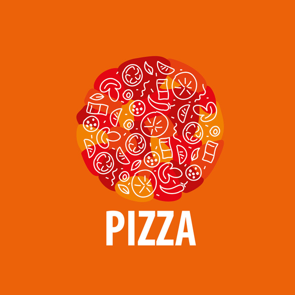 Векторна емблема піци
 - Вектор, зображення